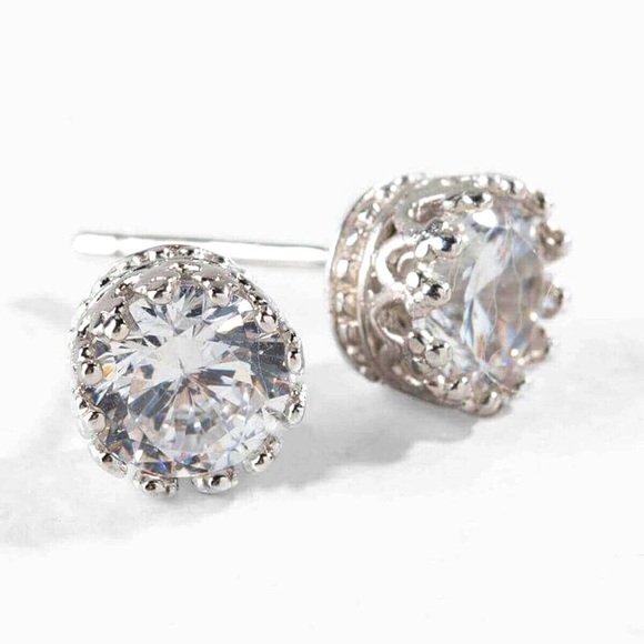 Princess Crystal Earrings - Picture 2 of 6